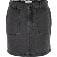 Noisy May Kurzer Rock - NMRegina HW Denim Skirt VI431DG NOOS - XS bis L - für Damen - Größe XS - grau von Noisy May