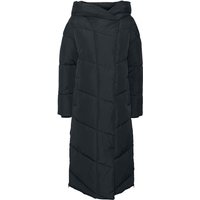 Noisy May Mantel - NMNew Tally X-Long Zip Jacket - XS bis XL - für Damen - Größe M - schwarz von Noisy May