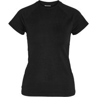 Noisy May T-Shirt - NMKatinka S/S Raglan Top FWD JRS NOOS - XS bis XL - für Damen - Größe L - schwarz von Noisy May