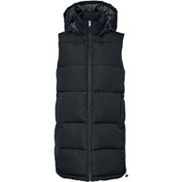 Noisy May Weste - NMAurora Hood Vest - XS bis XL - für Damen - Größe S - schwarz von Noisy May