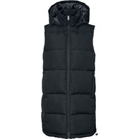 Noisy May Weste - NMAurora Hood Vest - XS bis XL - für Damen - Größe XS - schwarz von Noisy May