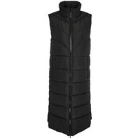 Noisy May Weste - NMDalcon X-Long Vest FWD - XS bis L - für Damen - Größe XS - schwarz von Noisy May