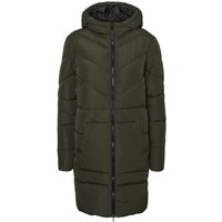 Noisy May Wintermantel - NMDalcon Long Jacket - XS bis XL - für Damen - Größe M - oliv von Noisy May