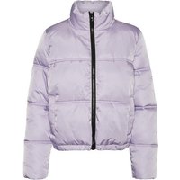 Noisy may Winterjacke Kurze Puffer Stepp Übergangsjacke ohne Kapuze NMANNI (1-St) 4231 in Lila von Noisy May