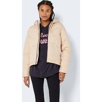 Noisy may Winterjacke Warme Puffer Stepp Jacke Winter mit Kapuze NMDALCON 4277 in Beige von Noisy May