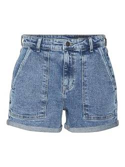 NOISY MAY Damen NMBE Katy HW Slim AZ176LB NOOS Jeans-Shorts, Light Blue Denim, S von Noisy may