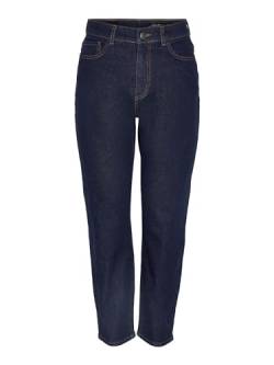 NOISY MAY Damen NMMONI HW ANK Jeans AZ366RW NOOS Jeanshose, Dark Blue Denim/Detail:RHINSEWASH, 29W x 30L von Noisy may