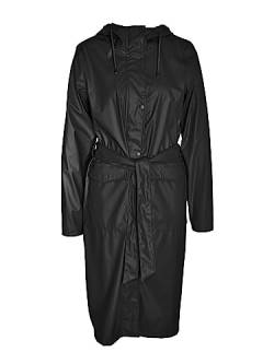 NOISY MAY Damen NMSKY L/S RAINTRENCHCOAT NOOS Regenmantel, Black, XL von Noisy may