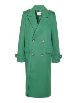 NOISY MAY Damen NMVIOLET LDS L/S Strap Coat NOOS Langmantel, Foliage Green, XL von Noisy may