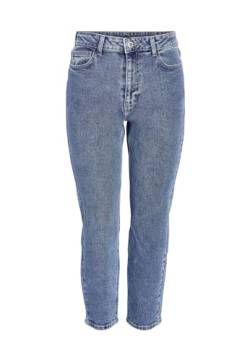 Noisy may Damen Ankle Jeans Lockere Slim Fit Denim Hose High Waist NMMONI, Farben:Blau, Größe:27W / 34L, Beinlänge:L34 von Noisy may