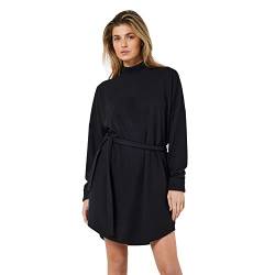 Noisy may Damen Nmcity Ava L/S Short Dress Noos, Schwarz, L von Noisy may