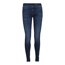 Noisy may Damen Nmlucy NW/Skinny Jeans Az115db Bg Noos Hose, Dunkelblau Demin, 26W/30L EU von Noisy may