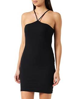 Noisy may Damen Nmmaya S/L Neck Dress Noos, Schwarz, M von Noisy may