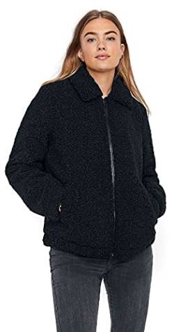 Noisy may Gabi Short Teddy Jacket Frauen Winterjacke schwarz L von Noisy may