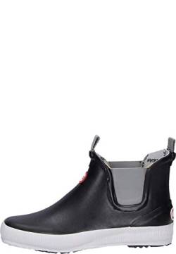 Nokian Footwear Hai Low - knöchelhohe Kurzschaft Gummistiefel für Damen und Herren, handgefertigt aus Naturkautschukmischung, 37 EU, Black von Nokian Footwear