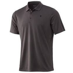 Nomad Herren Pursuit, leichtes und atmungsaktives Kurzarm-Poloshirt Shirt, Stahl, XX-Large von Nomad