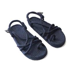 Nomadics Toe Joe Unisex-Erwachsene Sandale aus Seil Navy, 38 von Nomadics