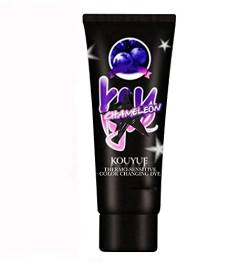 Thermochromic Color Changing Wonder Hair Dye, Multicolor Fashion DIY Hair Coloring Dye Cream (Purple to Magenta) von None Brand
