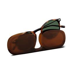 Nooz Sonnenbrille mit Sehstärke für Männer und Frauen Couleur Tortoise +1,00 mit ultraflaches Etui - Protection de Catégorie 3 - collection CRUZ von Nooz