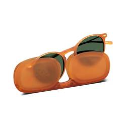 Nooz Sonnenbrille polarisiert für Herren und Damen - UV-Schutz Kategorie 3 - Farbe Honey - mit Kompakt-Etui - CRUZ Collection von Nooz