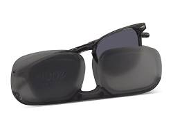 Nooz Sunglasses polarized for Men and Women - 100% UV protection - Dark Grey Colour - with Compact Case - DINO Collection von Nooz