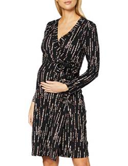 Noppies Studio Damen Dress nurs ls AOP Sacramento Kleid, Black-P090, M von Noppies Studio