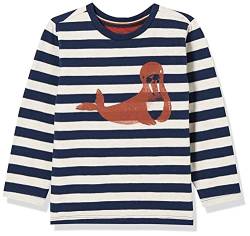 Noppies Baby Baby-Jungen B Tee LS Rankin T-Shirt, Black Iris-P554, 50 von Noppies