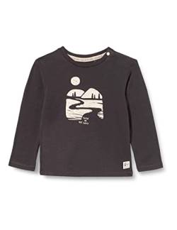 Noppies Baby Baby-Jungen B Tee LS Raroria T-Shirt, Phantom-P008, 50 von Noppies