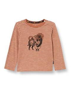 Noppies Baby Baby-Jungen B Tee LS Rimini T-Shirt, Carob Brown-P783, 50 von Noppies
