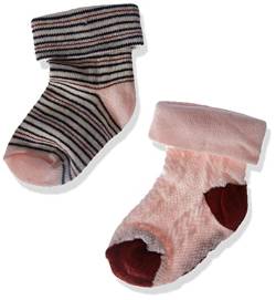 Noppies Baby Baby - Mädchen Girls Afyon Socken, Peach Whip P110, 3 Monate EU von Noppies