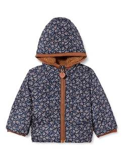 Noppies Baby Baby-Mädchen Girls Jacket Venice Reversible Allover Print Jacke, Black Iris-P554, 80 von Noppies