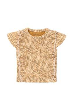 Noppies Baby Baby-Mädchen Girls Tee Shortsleeve Alcorcón Allover Print T-Shirt, Amber Gold-P888, 62 von Noppies