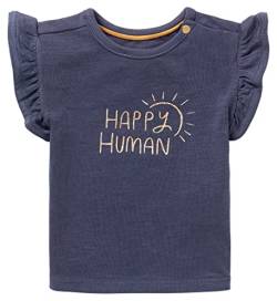 Noppies Baby Baby-Mädchen Girls Tee Shortsleeve Aleppo T-Shirt, Blue Nights-P609, 56 von Noppies