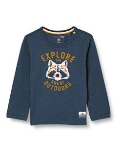 Noppies Baby-Jungen B LS Koffiebaai T-Shirt, Midnight Navy-P228, 50 von Noppies