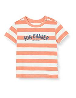 Noppies Baby-Jungen B Regular ss Marshall STR T-Shirt, Mehrfarbig (Fresh Salmon P461), (Herstellergröße: 62) von Noppies