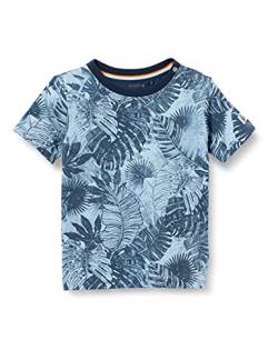 Noppies Baby-Jungen B SS Tonden T-Shirt, Powder Blue-P673, 50 von Noppies