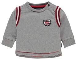 Noppies Baby-Jungen B Sweat ls Augora Hills Sweatshirt, Grau (Light Grey Melange P227), (Herstellergröße: 68) von Noppies
