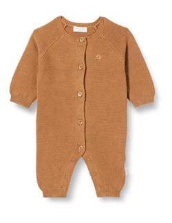 Noppies Baby Unisex Baby Playsuit Monrovia Long Sleeve Overalls, Chipmunk-P700, 68 von Noppies