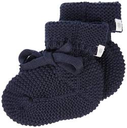 Noppies Baby Unisex Kinder U Booties knit Nelson, Navy C166, Einheitsgröße, 1-Size von Noppies