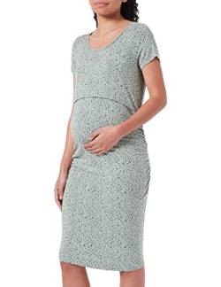 Noppies Damen Dress Bali Nursing Short Sleeve All Over Print Kleid, Lily Pad - P966, 34 EU von Noppies