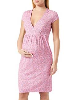 Noppies Damen Dress Bayamo Nursing Short Sleeve All Over Print Kleid, Cyclamen - N072, 38 EU von Noppies