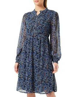 Noppies Damen Dress Foshan Nursing Long Sleeve All Over Print Kleid, Black Olive - N130, 40 EU von Noppies