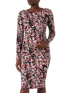 Noppies Damen Dress Paoli Long Sleeve Allover Print Kleid, Black - P090, 38 EU von Noppies