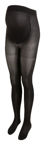 Noppies Damen Maternity Tights 40 Den Umstandsstrumpfhose, Halbtransparent, Schwarz (Black 06), One Size (Herstellergröße: S/M) von Noppies