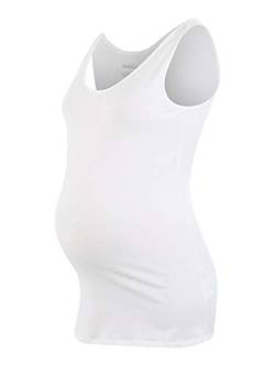 Noppies Damen Tank Berlin Umstandstop, Optical White, XXL EU von Noppies