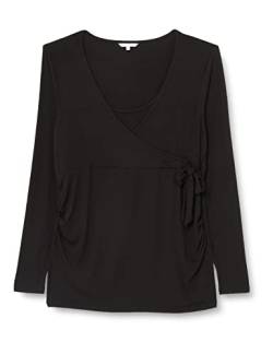 Noppies Damen Tee Odellal Nursing Long Sleeve T Shirt, Black - P090, 40 EU von Noppies