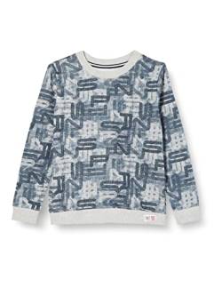 Noppies Kids Jungen Boys Sweater Long Sleeve Kannapolis Allover Print Pullover, Grey Melange-P171, 92 von Noppies