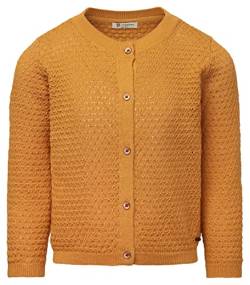 Noppies Kids Mädchen Girls Cardigan Longsleeve Gandhiham Strickjacke, Amber Gold-P888, 104 von Noppies