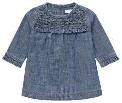 Noppies Kleid Lanexa - Farbe: Medium Blue Denim - Größe: 62 von Noppies