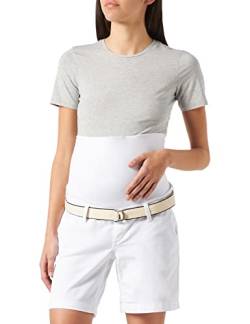 Noppies Maternity Damen Over The Belly Leland Shorts, Every Day White-P150, M von Noppies